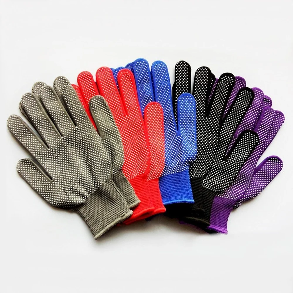 1Pair Hair Straightener Perm Curling Hairdressing Heat Resistant Finger Glove Hair Styling Tools Heatproof Protective Gloves