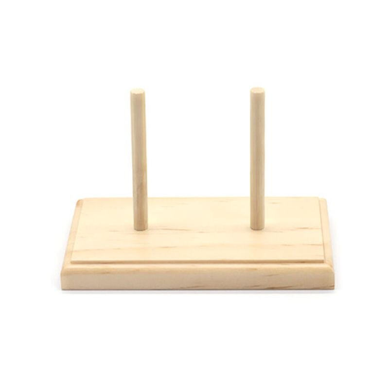 10 Set 10 Stuks Natuurlijke Houten Lege Draad Spoelen Naaien Klossen Gereedschap 28x21mm
