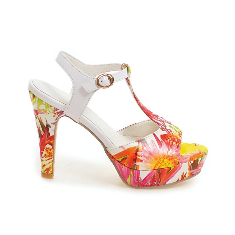 MORAZORA 2020 grande formato 46 sandali delle donne di estate fibbia tacchi alti sandali della piattaforma open toe eleganti scarpe da sposa donna