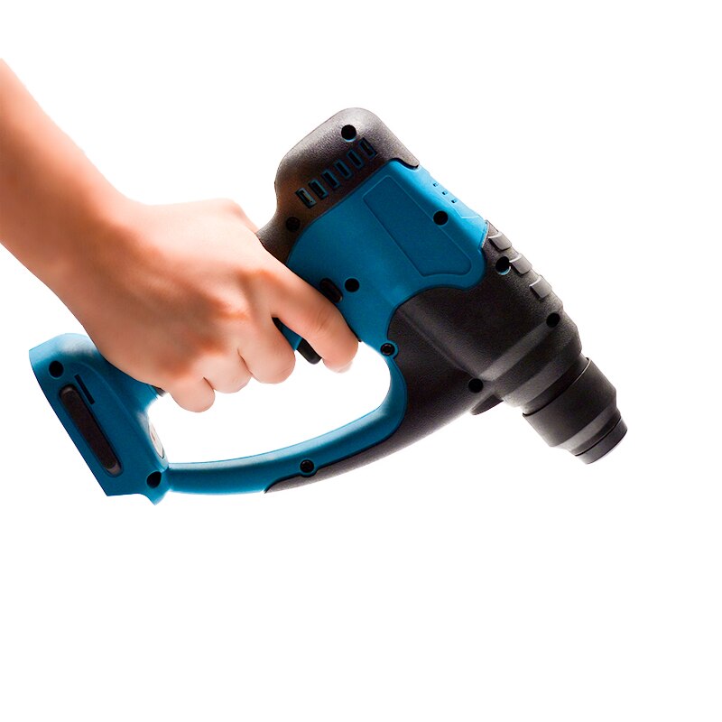 18V Rechargeable Brushless Cordless Rotary Hammer 4 Modes Drill Electric Hammer Impact Drill High Power For 18V Makita Battery