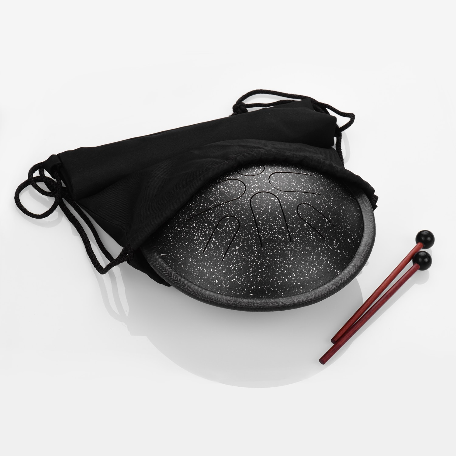 10 Inches 8 Notes Handpan Drum Staal Tong Drum Draagbare Reizen Drum Percussie Instrument Met Mallet Draagtas Voor Meditatie