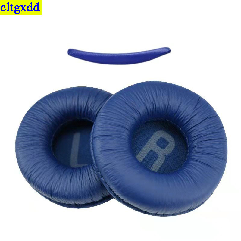 cltgxdd 1 set 70MM ear muff is applicable to FOR JBL Tune600BT T520BT T510BT T500BT T450B soft leather foam ear pad: LIGHT BLUE