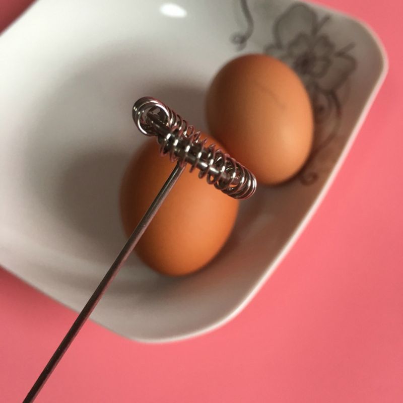 Minimixer elektrisk handhållen mixer äggvisp mjölkskummare rostfritt stål knapp försörjning köksmaterial