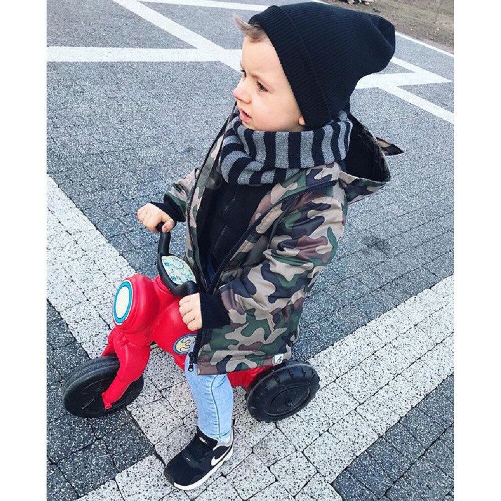 Kids Baby Jongen Toevallige Peuter Kid Baby Boy Camouflage Jas Dinosaurus Rits Jas Top Hooded Uitloper Jas Kleding Windjack