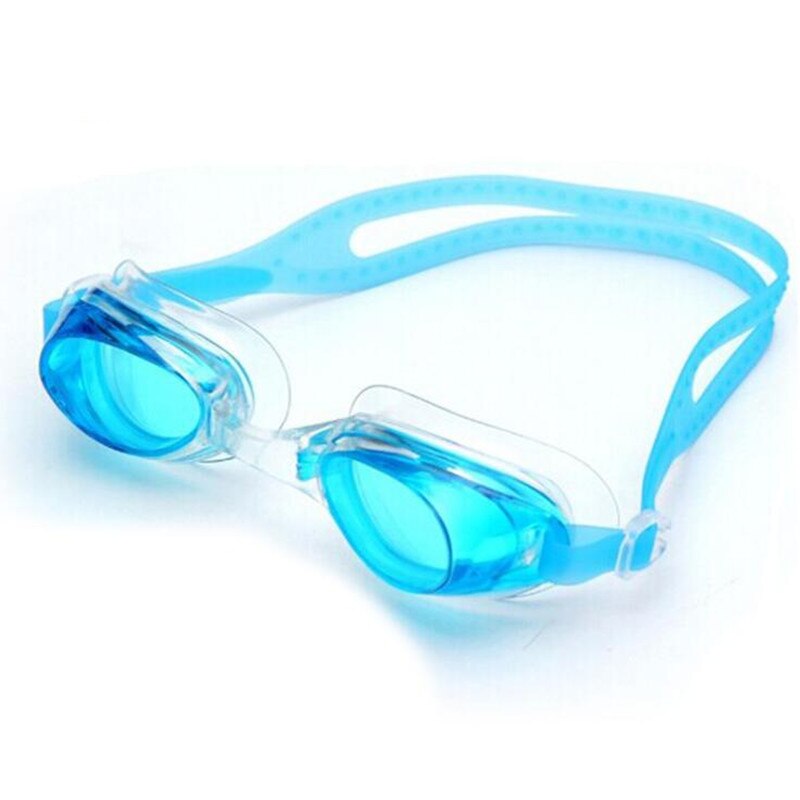 Volwassen Zwembril Clear Lens Anti-fog Sport Water Duiken Eyewear: lake blue