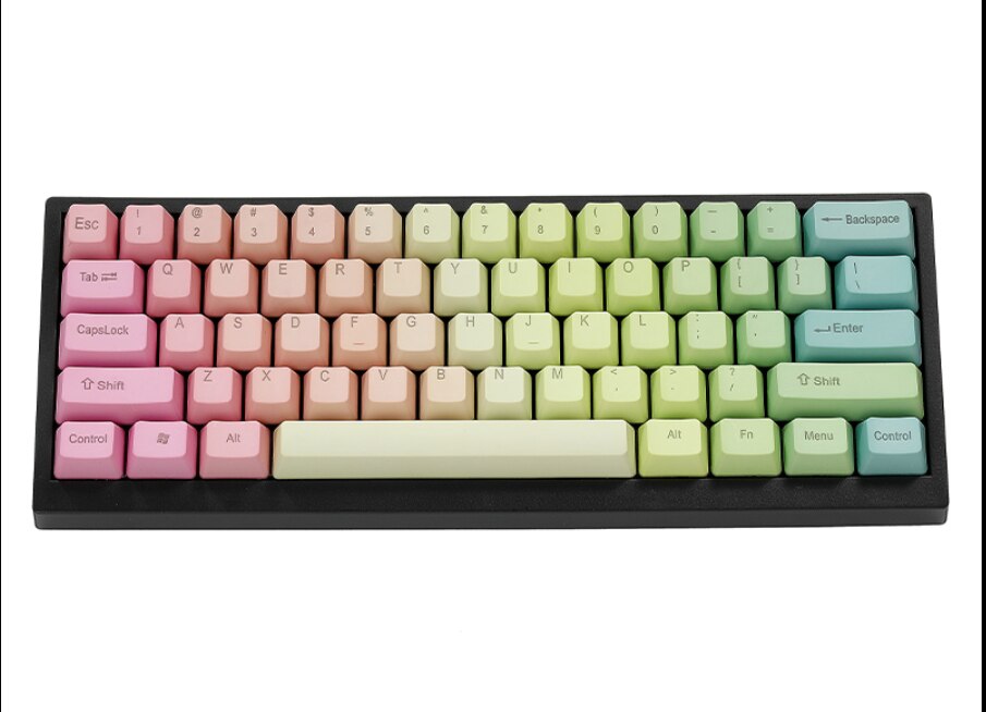 PBT copritasti è 60% 61 tasti fit per cherry MX interruttore tastiera meccanica libero di trasporto: Top3