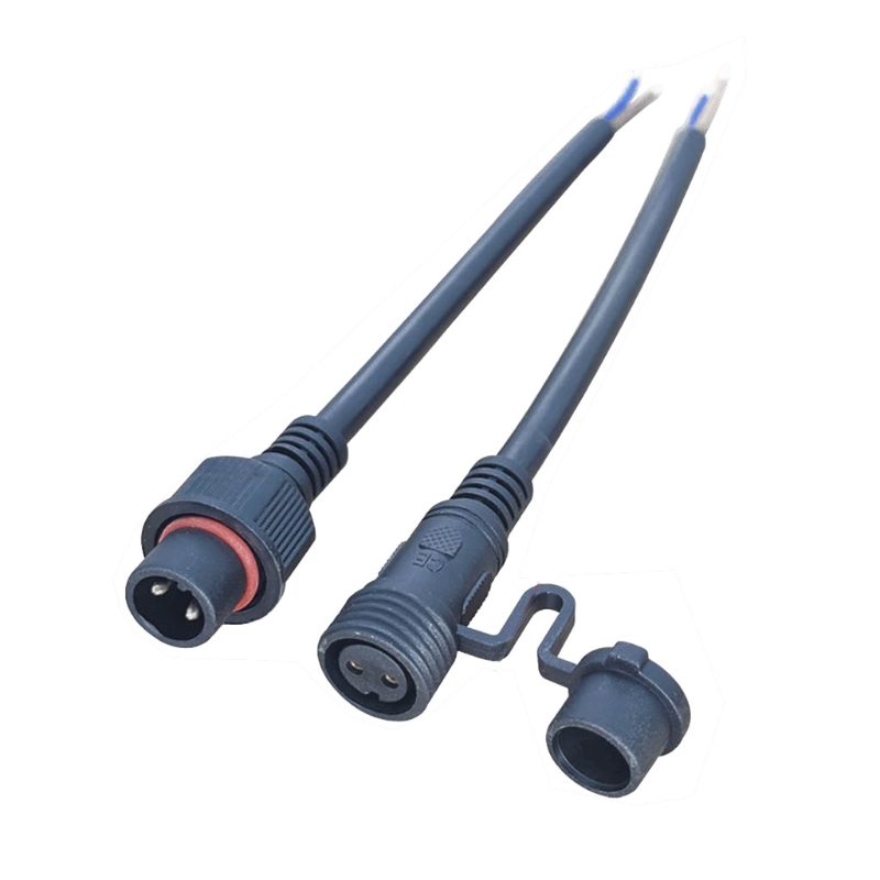 N0HB Rubber Industrial Male &amp; Female Plug Socket 2/3/4/5/6/7/8 Pin Wall Mounted Socket Electric Power Connector Waterproof: 2 core