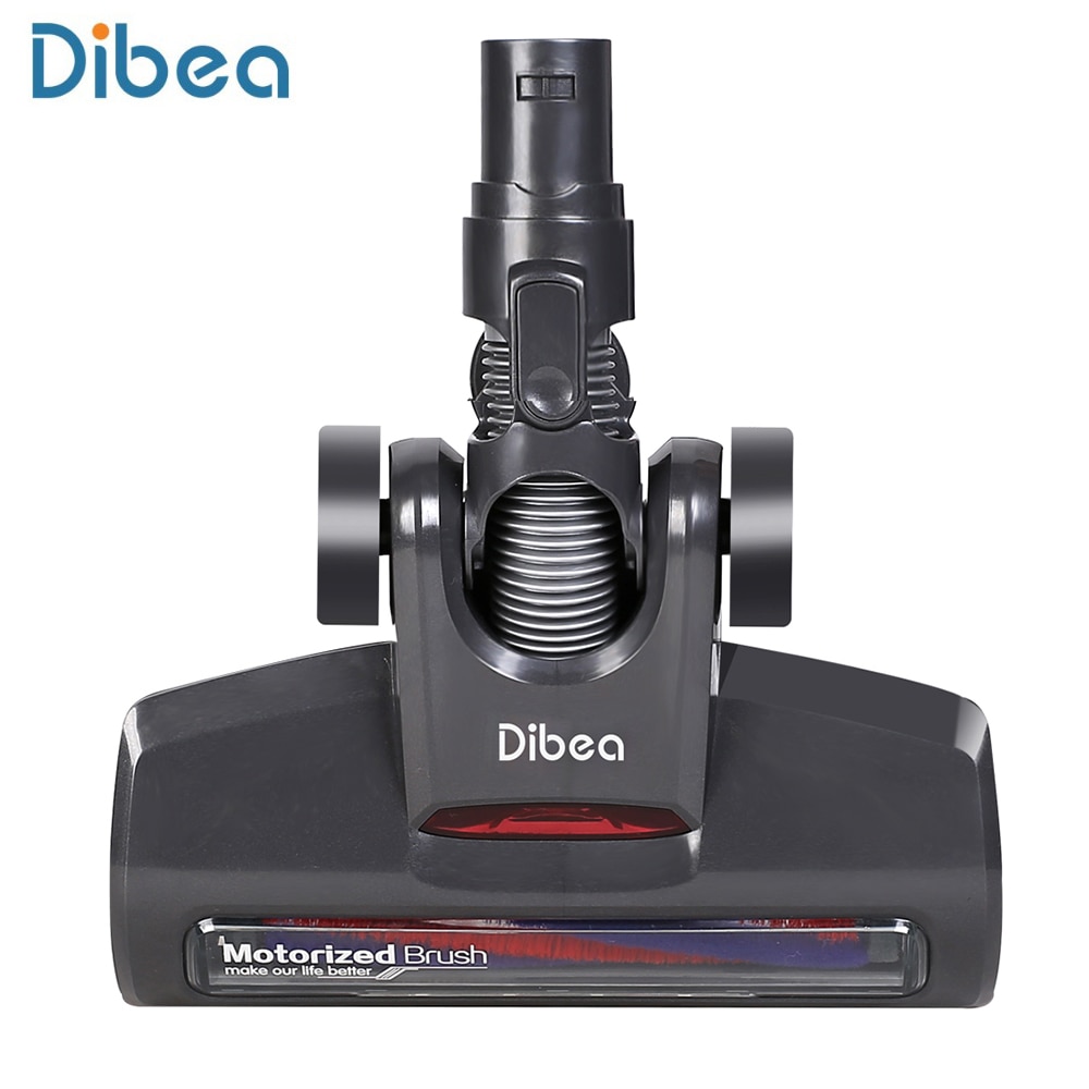Dibea  d18 original svart rengöringshuvud motoriserat huvud för dibea  d18 trådlös handhållen stick bärbar dammsugare
