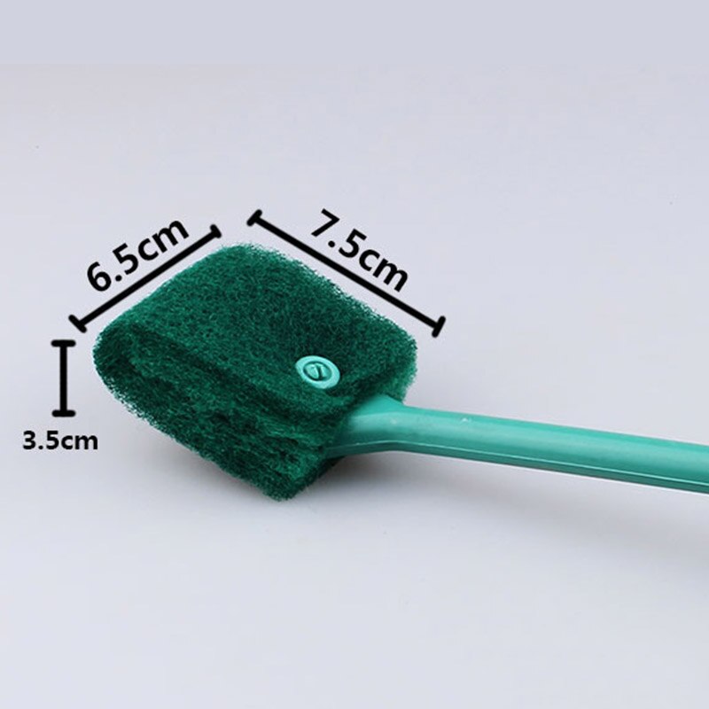 Aquarium Cleaning Brush Tool Remove Algae Glass Fish Tank Scraper Sponge Cleaner XKW