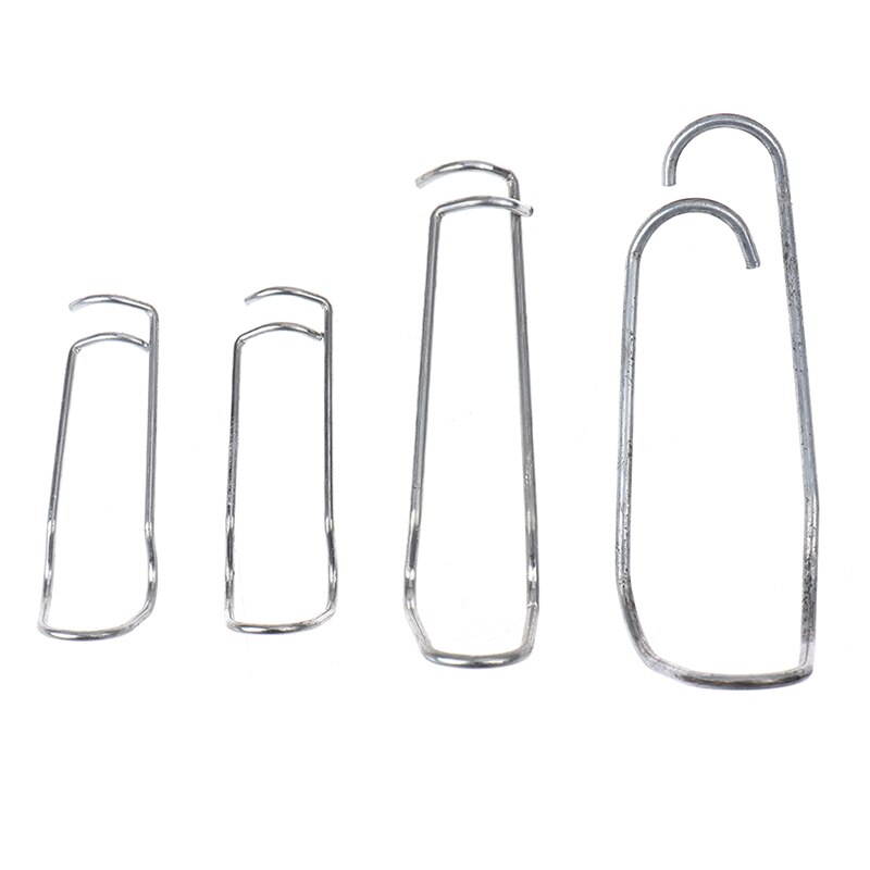 Pipe support fixing clamp Connector Steel Pressing spring Wire clip buckle for garden Greenhouse building Hardware 4Size