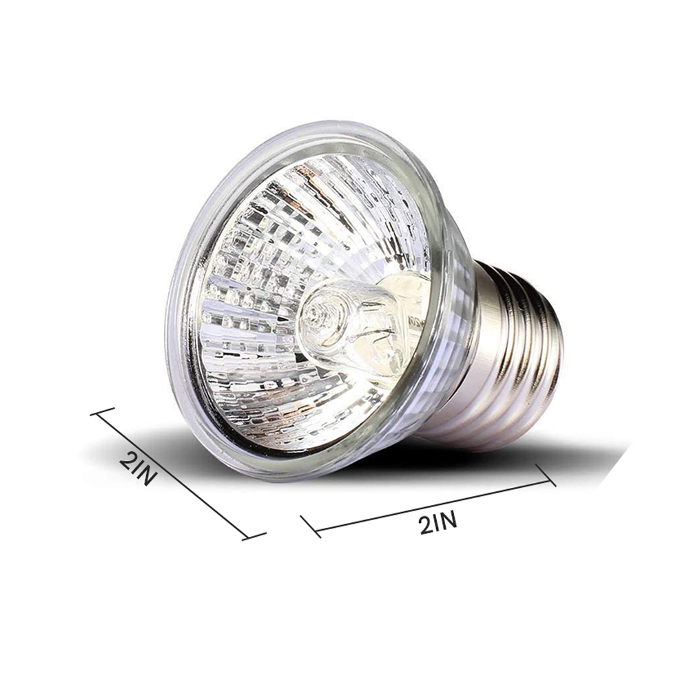 BENE Reptil Voll Spektrum Lampe Terrarium Heizung Birne für Grübler, Schildkröte Eidechse Chamäleon bärtig Drachen Amphibien Terrarium: 110V 50W
