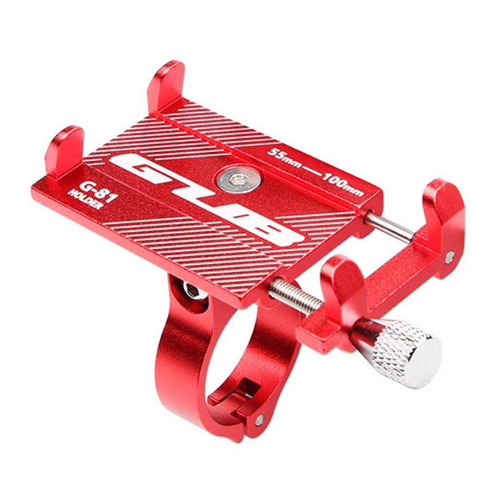 GUB G-81 Moto Vélo Guidon Clip Support De Téléphone Support de Montage Accessoires De Vélo Porte-vélos Pour Extérieur: Rouge
