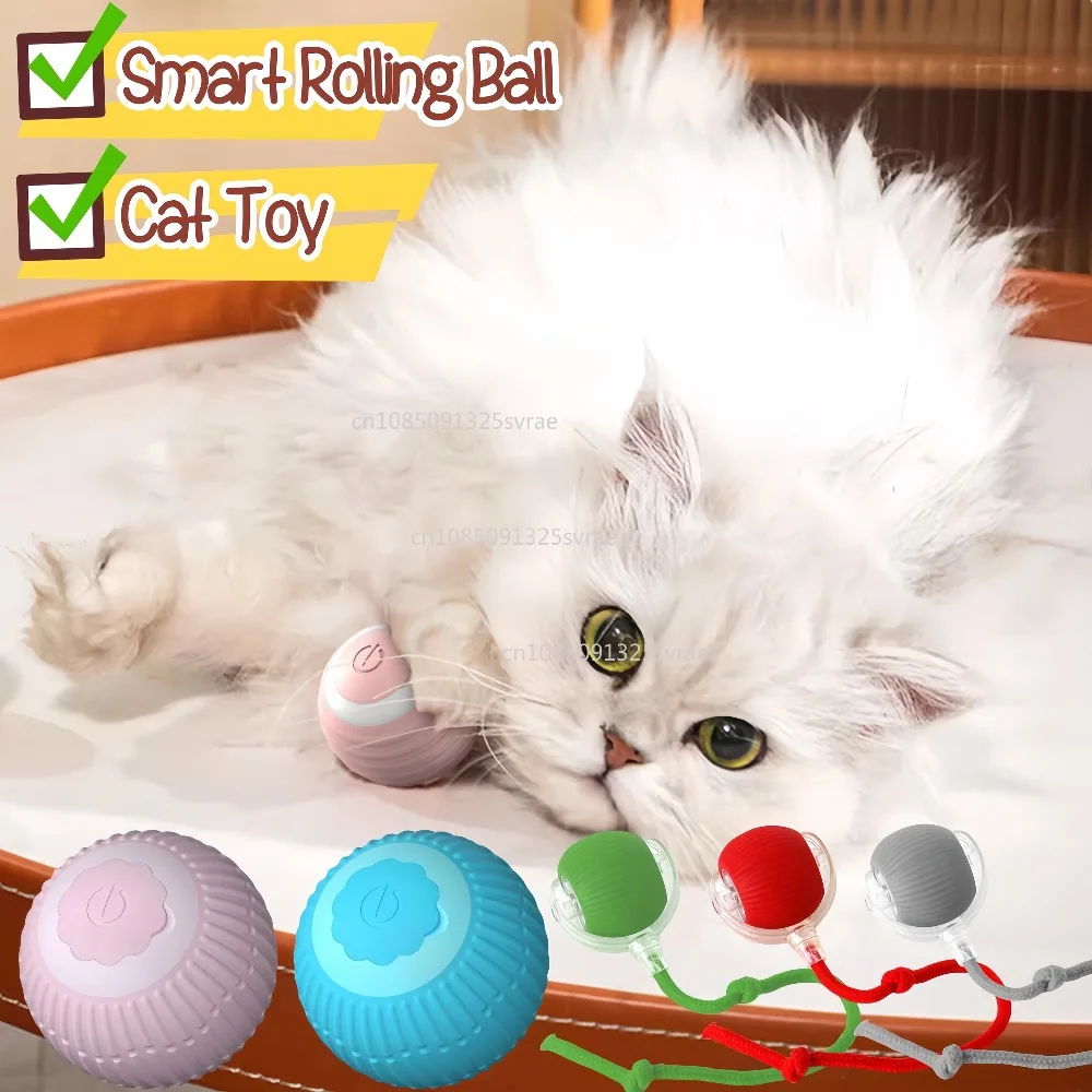 Kattenspeelgoed Interactieve slimme bal Gatos Indoor Automatische rollende magische bal Elektronische interactieve kattenspeelgoed Kattengameaccessoires