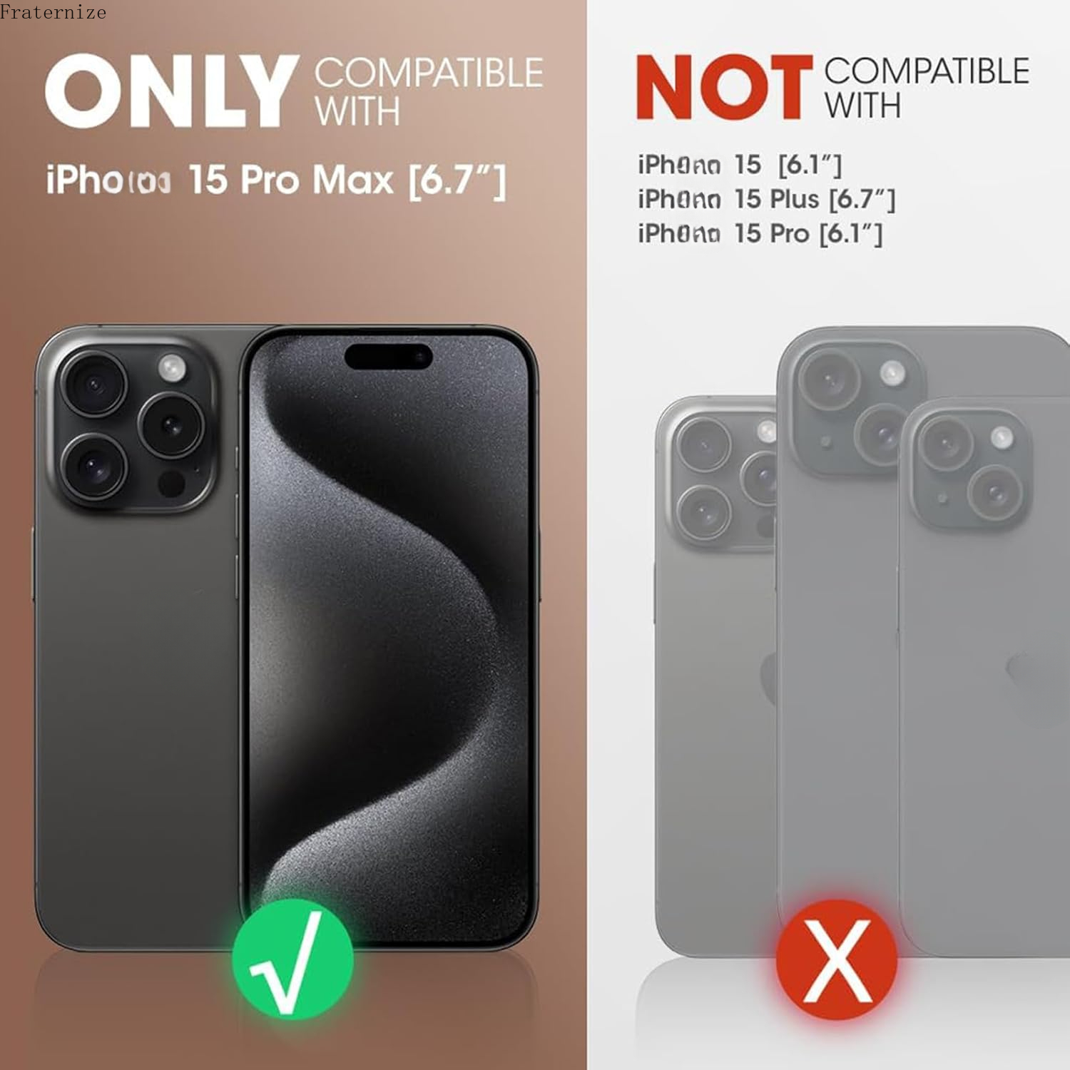 Magnetische kabellose akkuladehülle für iphone 15 Profi max, schutzhülle für magsafe-ladegerät, powerbank-akkupack