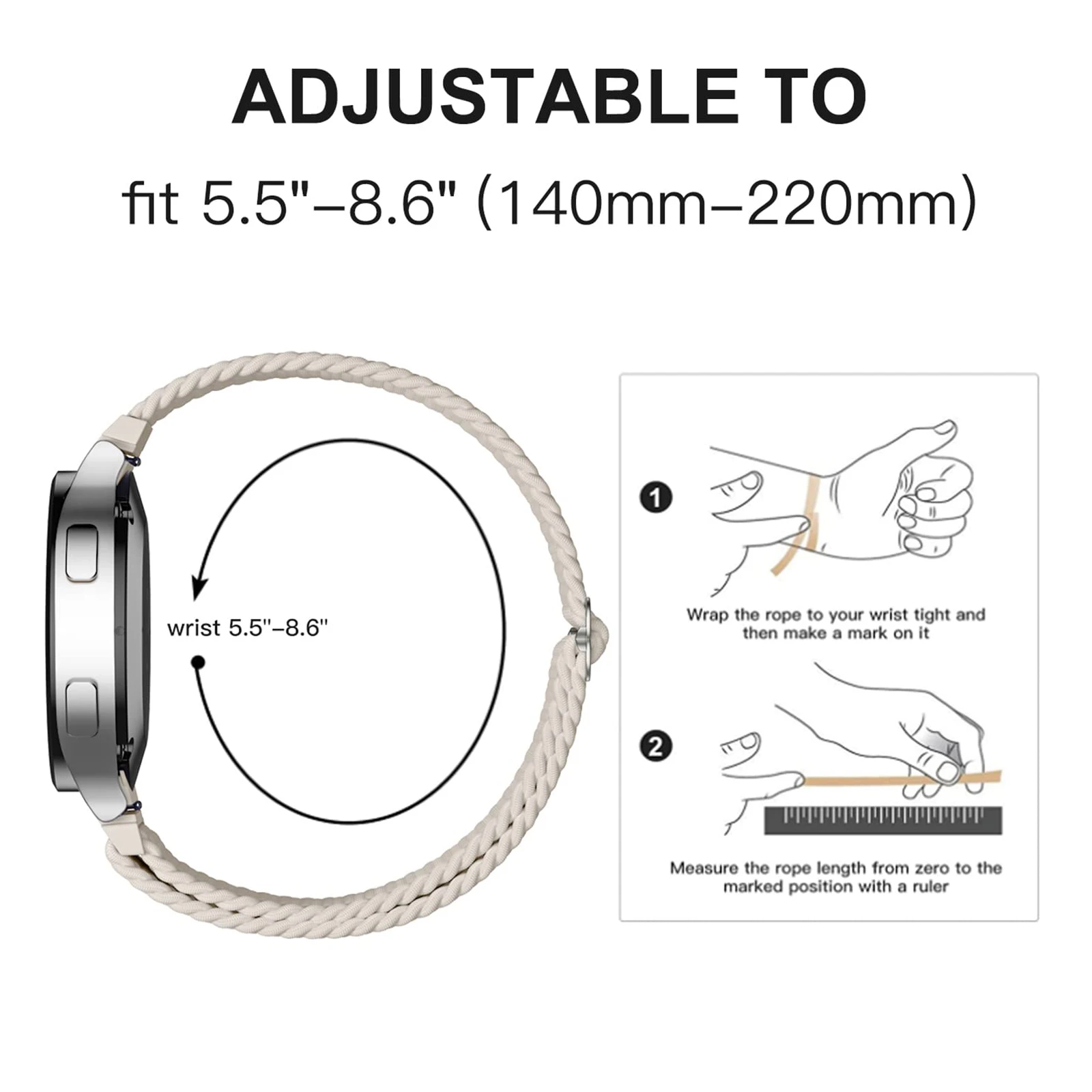 Nylon Braided Strap for Huawei Watch Fit 3 2 Band Adjustable Sport Bracelet for Huawei Watch Fit3 2 Woven Elastic Correas