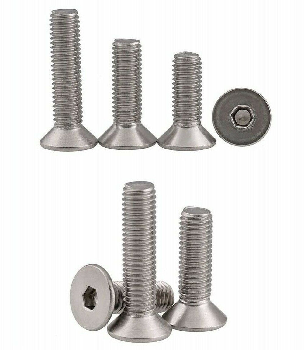 M3-M10 316 stainless steel flat head countersunk head hexagon screw accessories