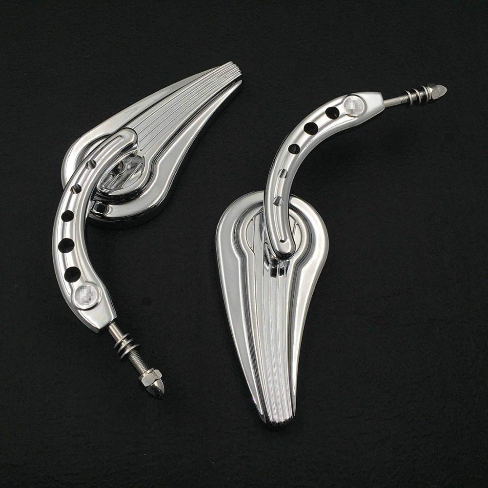 Afetermarket Motorfiets Spiegel Motorcycle Chrome Raindrop Side Spiegels Voor 1984 En Up Harley Davidson Touring Str
