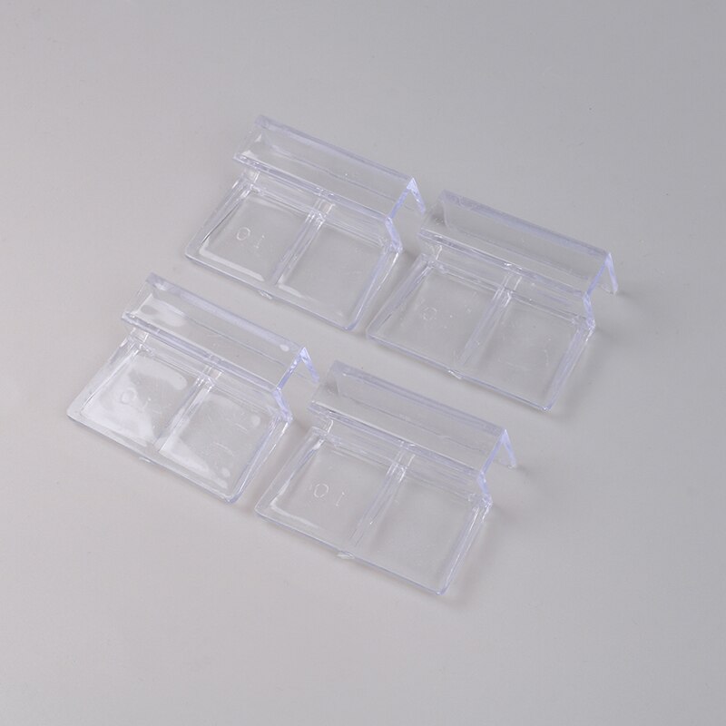 4pcs/lot Acrylic Fish Tank Lid Cover Support Holder Bracket Clip Aquarium Top Cover Bracket Aquarium Cap Support Rack