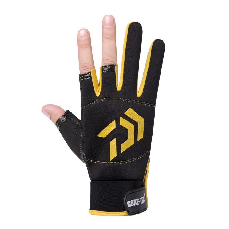 Daiwa Open-fingered Handschuhe Angeln Handschuhe Baumwolle Volle Finger Handschuhe Angeln Outdoor Reiten DAWA Angeln Gleitschutz Handschuhe: 5