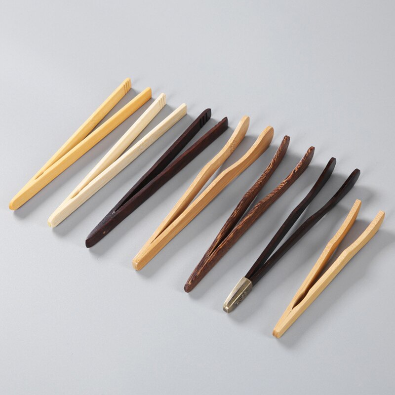 Kitchen Accessories Tea Set Tea Clip Bamboo Wooden Tea Tongs Tea Ceremony Six Gentlemen Cup Clip Tea Clip Pu'er Tea Tea Tweezers