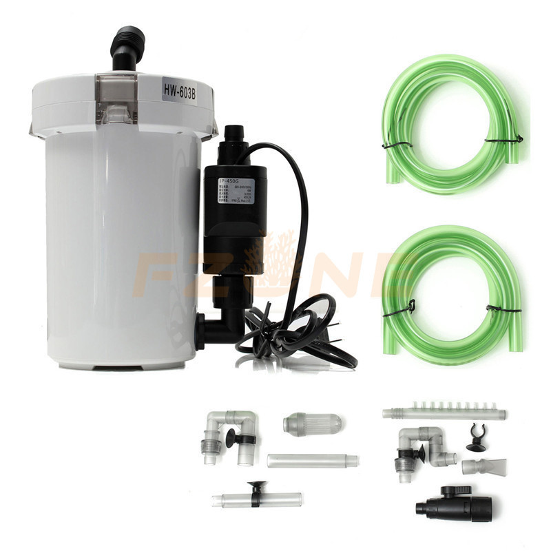 Filtro para acuario Sunsun, Ultra silencioso, filtro cilíndrico externo para acuario, cubo Pre filtro, cubo para peces y plantas