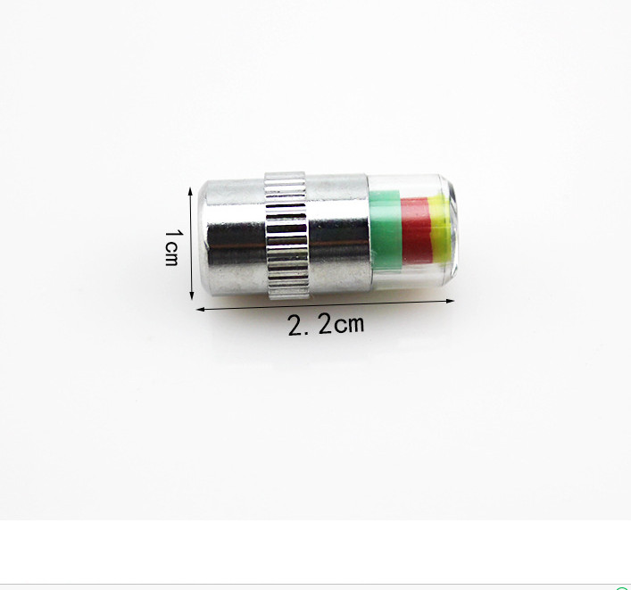 4 stks/partij Auto Auto Tire Pressure Monitor Tire Gage Alert Sensor indicator ventieldopjes 3 Kleur Alert Diagnostic Tools Kit 44% off