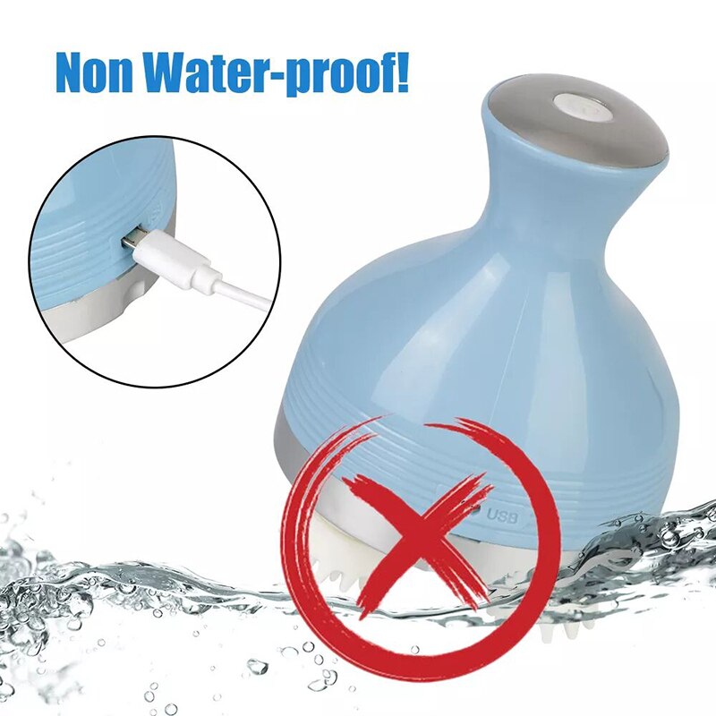 Health Care Electric Head Massage Body Massager Relaxation Massageador Corporal Relieve Fatigue Scalp Masaje Saudej Waterproof