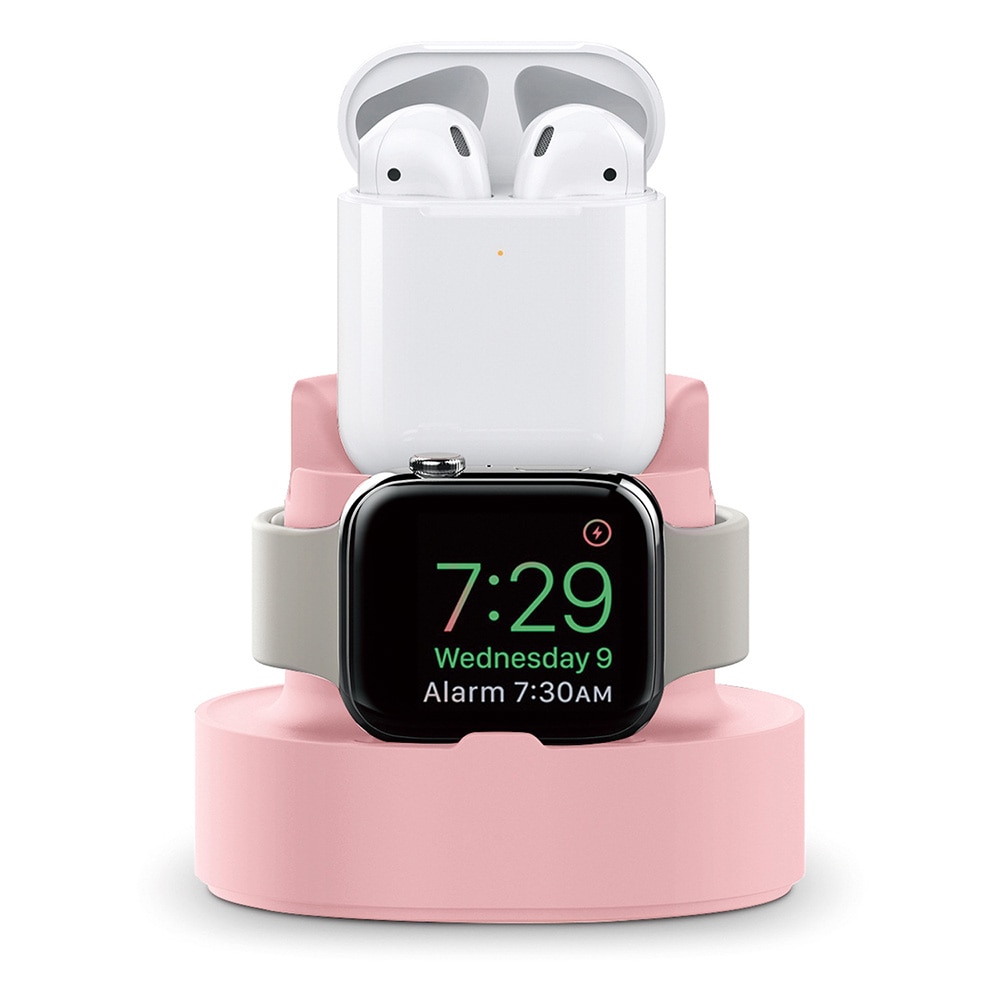 2 en 1 reloj soporte de carga Dock para Apple Watch iWatch SE Airpods iPhone 12 Pro Max X XS X 8 7 6 titular de la carga
