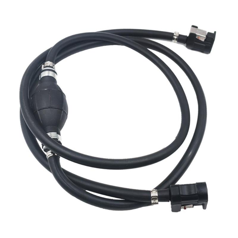 Universal 8mm gummi bränslepump bränsleledning slang utombordare båtmotor bensin tank kopplingar kit för bil bil båt utombordare