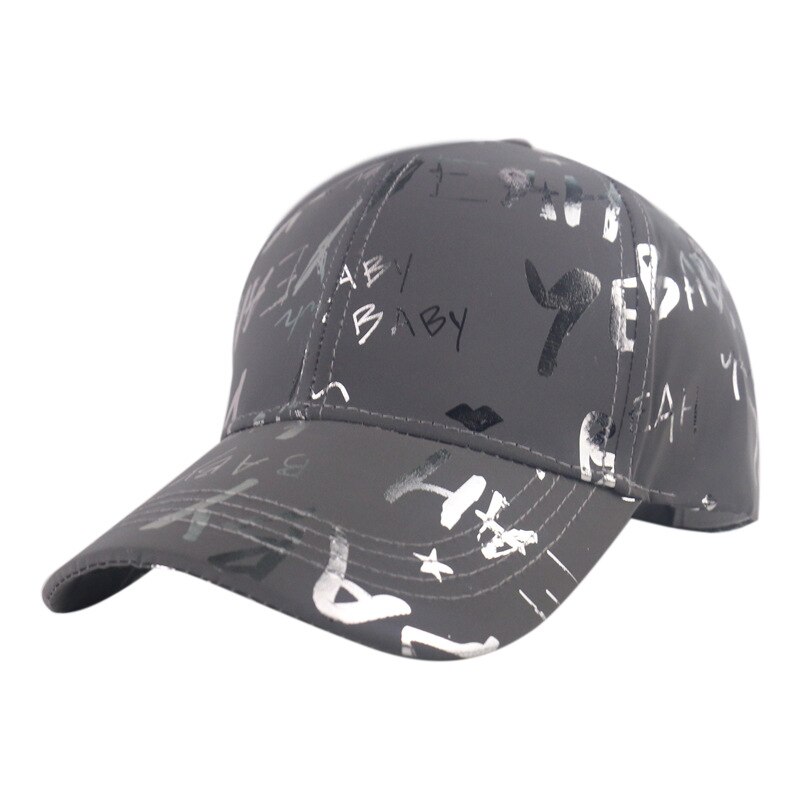 Men Reflective Night Running Baseball Cap Women Outdoor Sports Graffiti Fisherman Empty Top Hat Boy Girl Hat Sunscreen Hat: Baseball3S / Adult