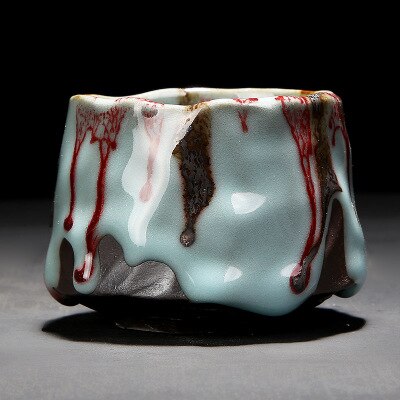Criativo copo de chá cerâmica viagem copo mudança forno cerâmica casa teacup drinkware copos de café: E