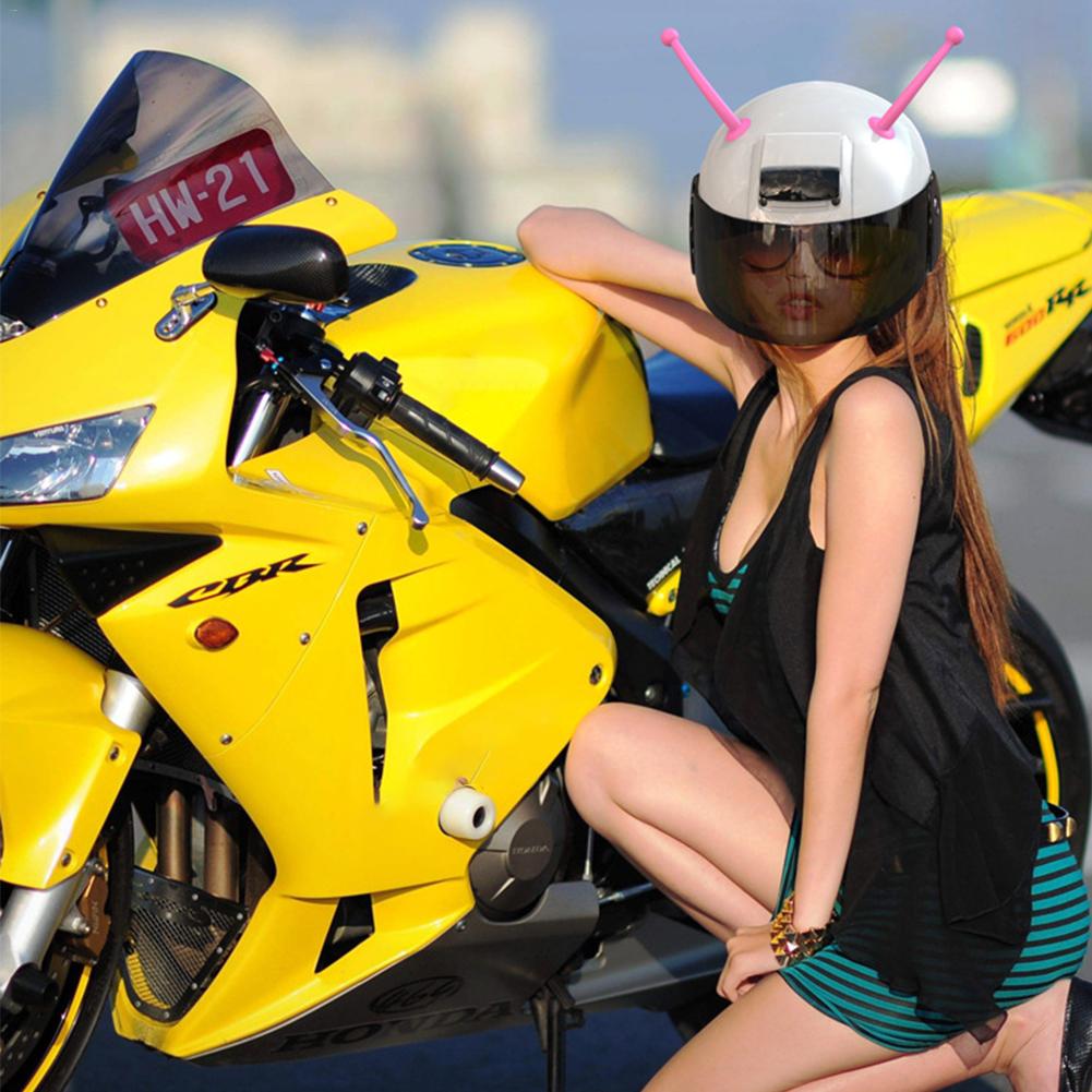 Casque de moto silicone ventouse tentacules accessoires décoratifs antenne ventouse abeille escargot tentacules cornes