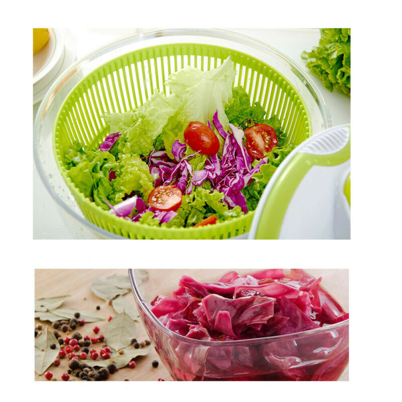 Lavadora Manual grande para ensaladas y verduras, secadora, deshidratador de frutas y verduras para el hogar