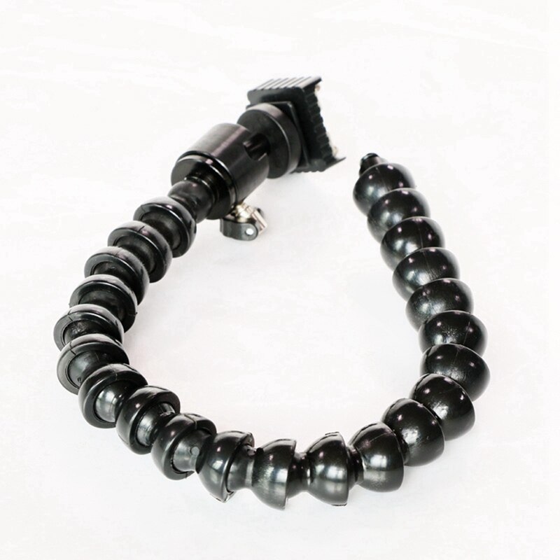 1 Pcs Flexible Arm Bracket Bendable Flashlight Stand & 1 Pcs Aluminum Alloy Diving Underwater Tray Kit