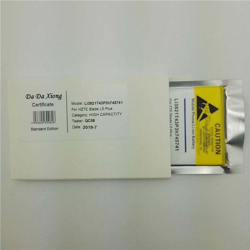 4400 mah  li3821 t 43 p 3 h 745741 batteri til zte blade  l5 plus batteri