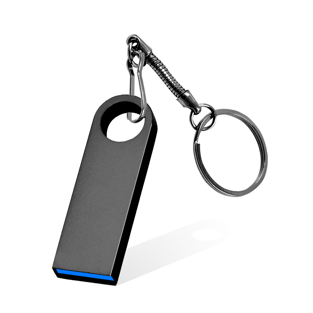 Metall Schlüsselanhänger 3,0 USB-Stick 128 GB Pen Drive 8 GB 16 GB 32 GB 64 GB Speicher U Stick 3. 0 Hochgeschwindigkeits-Stick: WHITE / 128GB