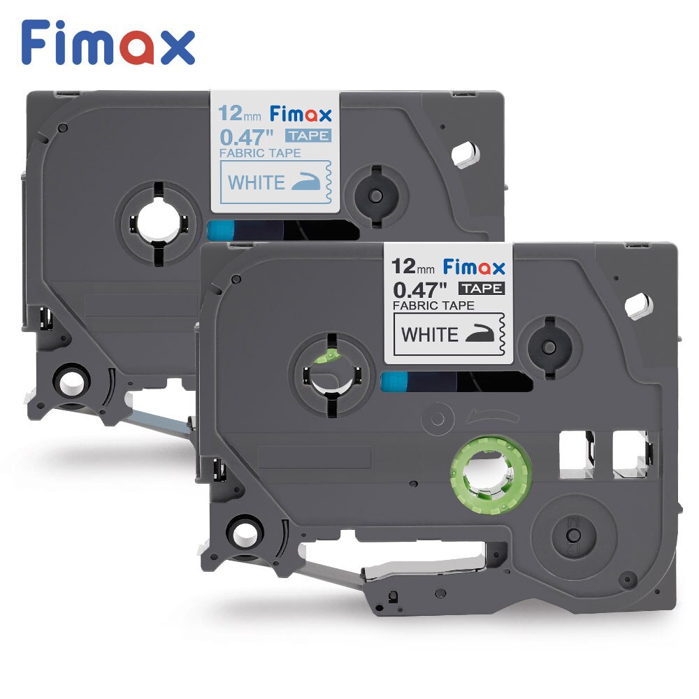 Fimax tzefa 3 kompatibel for brother p touch stoff stryke på etikettmaskin tze -fa231 tze -fa3 12mm for brother etikettskrivere tzfa 231: 2 blandet farge