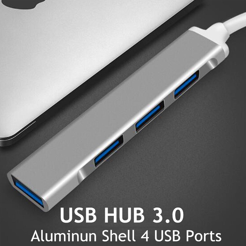 Professionele Usb C Hub 3.0 Type C 3.1 4 Port Multi Splitter Adapter Otg Voor Mobiele Telefoon Pro Pc Computer accessoires