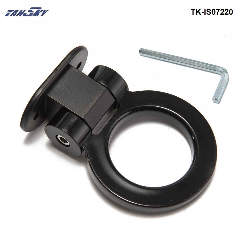 Universele Abs Bumper Auto Sticker Sieren Auto Dummg Tralier Trekhaak Kit Auto-Styling TK-IS07220: Black