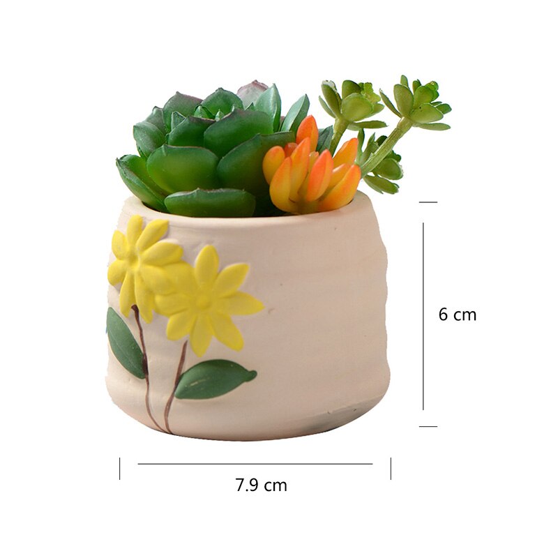 Nicole Beton Mallen Bloempot Mal Voor Succulenten Handgemaakte Cement Pen Holder Tool: SH0316