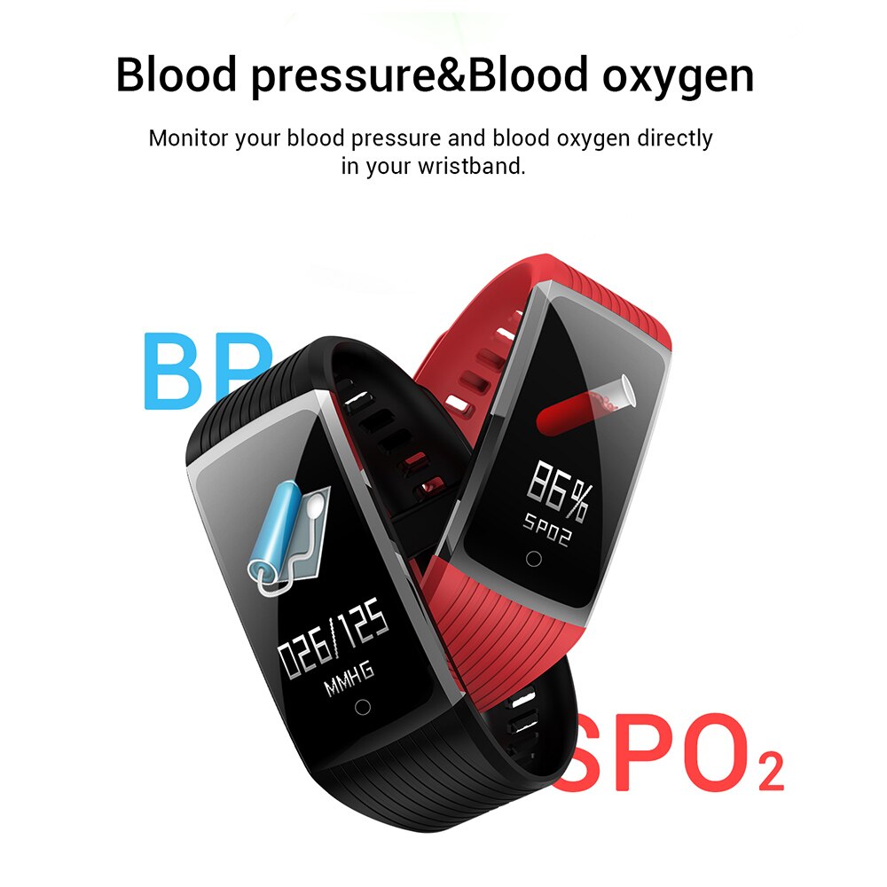 Reloj inteligente deportivo R12 de TPU, dispositivo resistente al agua, con control del ritmo cardíaco, contador de pasos, bluetooth y USB