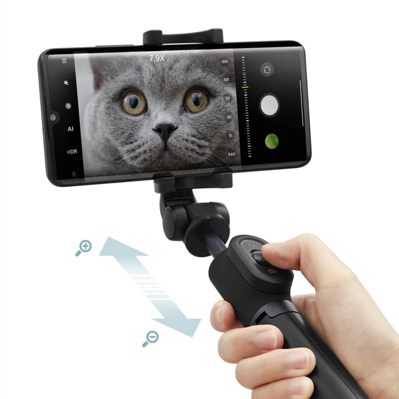 Xiaomi Mijia – trépied et perche à Selfie Mi Zoom, 2022 Original, pliable et extensible, avec télécommande bluetooth, monopode pour iOS et Android, voyage