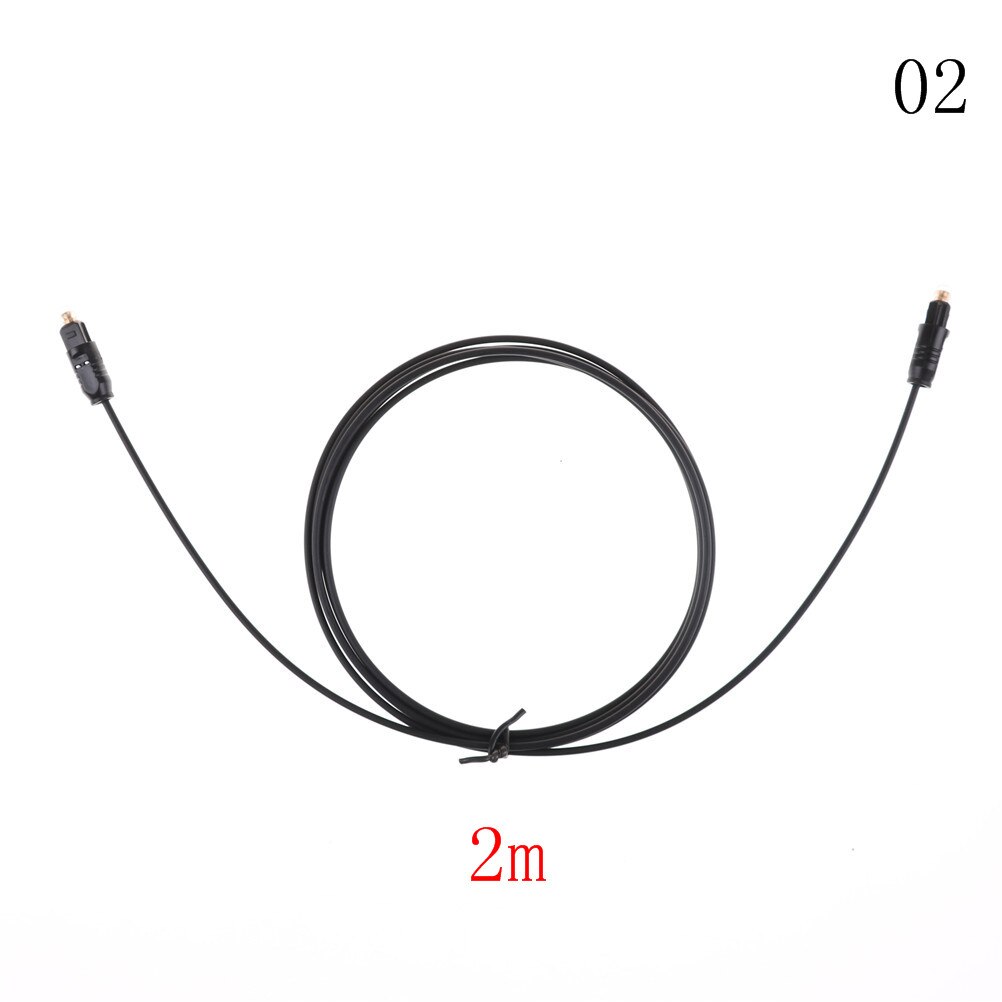 Digital Audio Optical Fiber Cable Toslink SPDIF Cord PVC For DVD VCR Player HI-FI Speaker 1.5m 2m 3m 5m