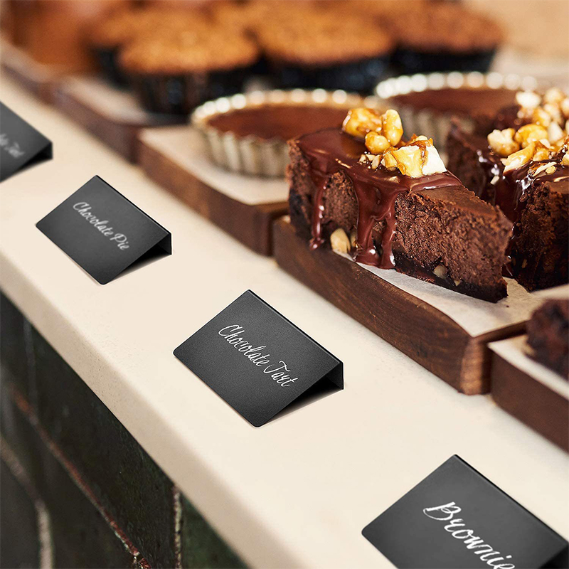 Schild, Kreidetafel, Schilder, Essen, Mini-Tafel, Buffet, Party, Kreidetafeln, Etiketten, Nachricht, Tafel, Kreide, Tischdekoration, Preis, Tischplatte