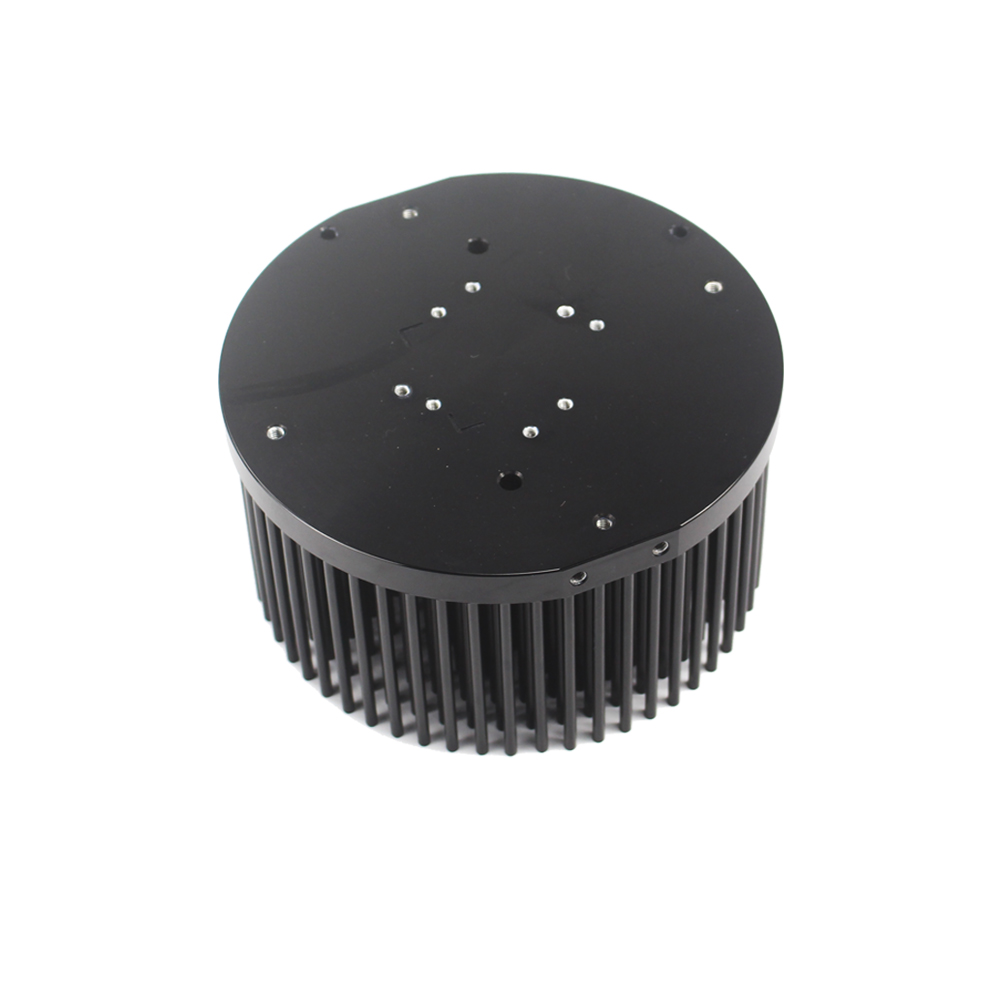 133mm 180mm Cold forging aluminum heatsink for 50w 100w cob cxb3590 vero29 led grow light