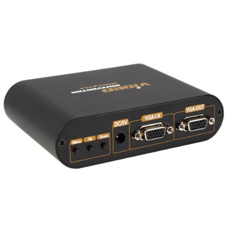 LKV7600 VGA ypbpr/component to VGA converter For PC Laptop to TV Ypbpr in to VGA out with power adapter