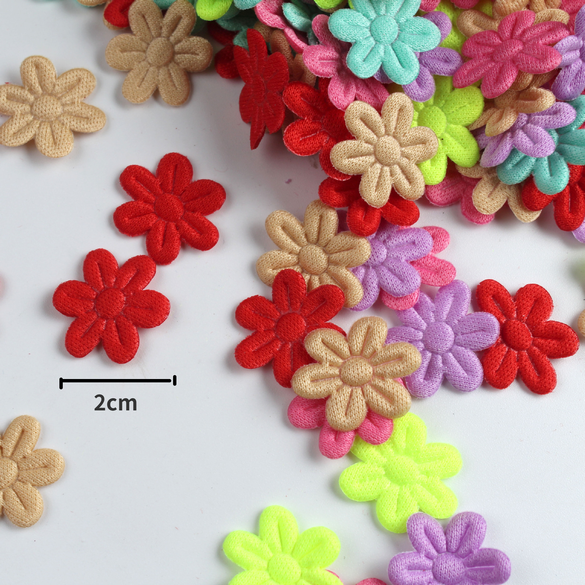100 stücke sechs blättrige Blume Filz Stoff Prägung DIY NäHenne Handwerk Haarnadel Hand gefertigte Materialien Stoff Flecken Hochzeit Wohnkultur