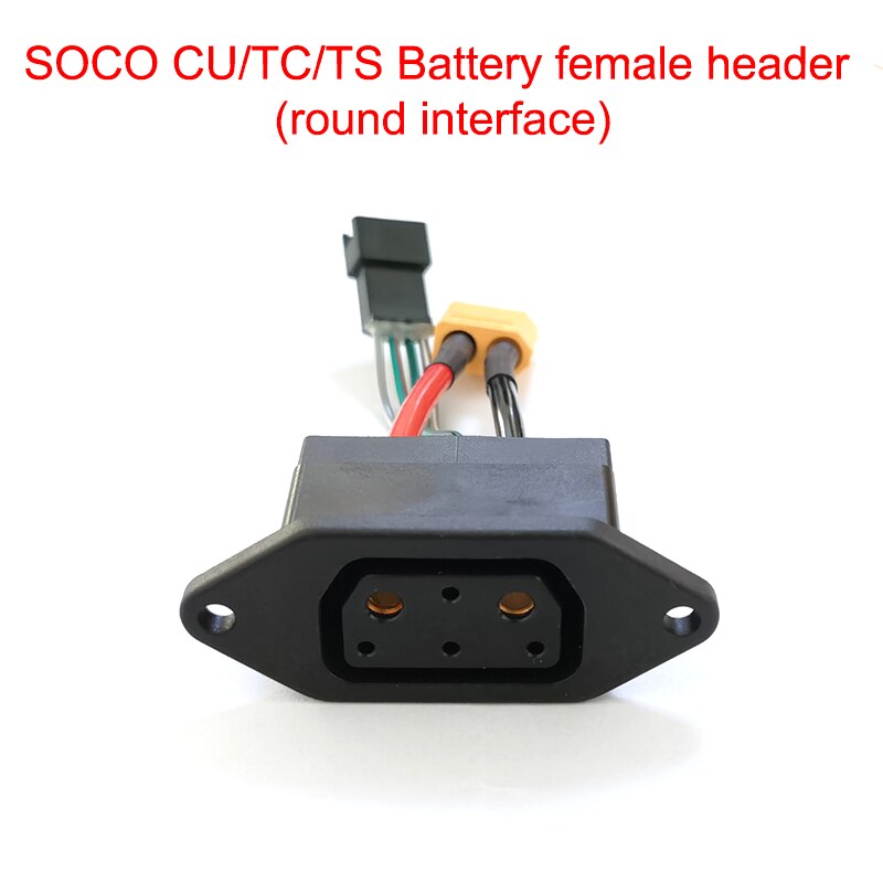Voor Super Soco Tc Max Ts Tc Cu Originele Motorfiets Accessoires Opladen Plug Batterij Socket Kabel Lading Ontlading Draad Header: 1
