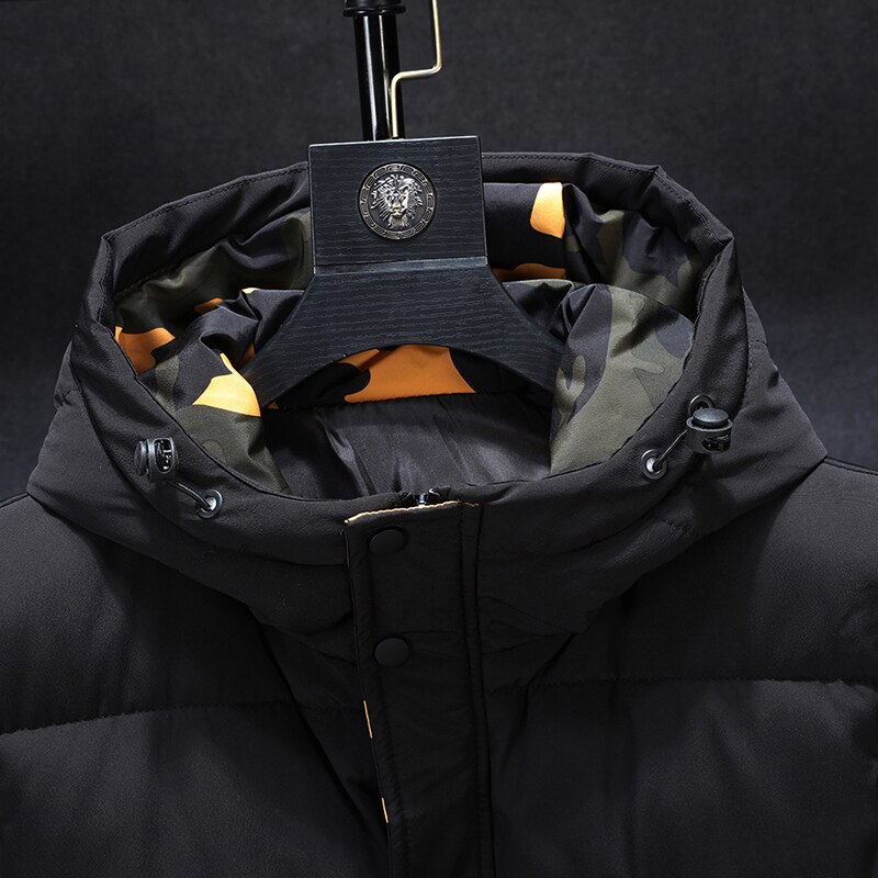 Men's Vest Large Size Winter Sleeveless Jacket Coat 2022 Casual Thick Warm Cotton Padded Down Big Sizes Hooded Waistcoat Male