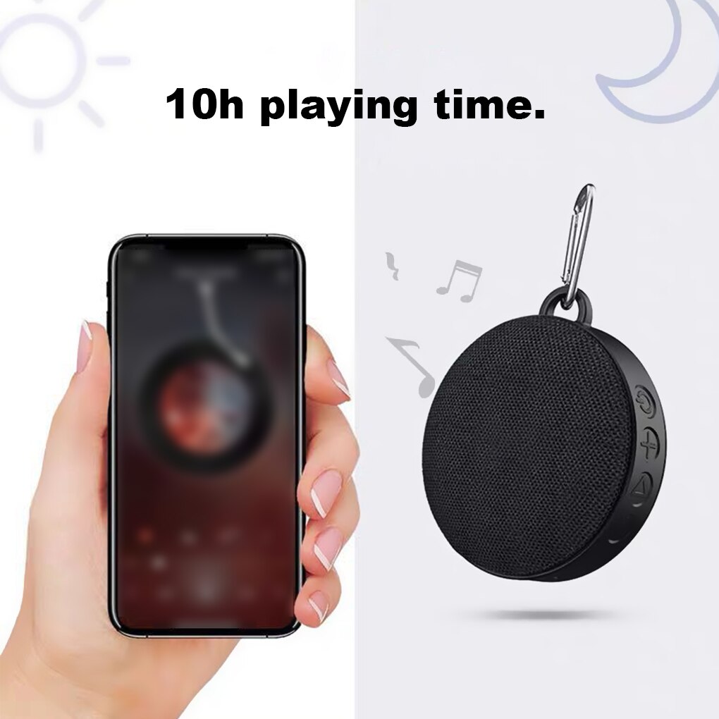 Bike Speaker 5W Wireless Cycling Handlebar Soundspeaker IPX7 Waterproof Outdoor Bluetooth-compatible Bicycle Loudspeaker